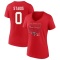 Women's Nathan Staios 2023 Eastern Conference Champions Goal Tender V-Neck T-Shirt - Red