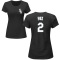 Women's Nellie Fox Name & Number T-Shirt - Black
