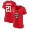 Women's Nick Cousins 2023 Stanley Cup Final Name & Number V-Neck T-Shirt - Red