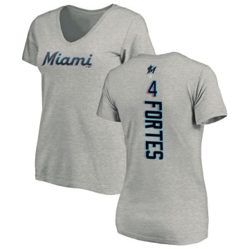 Women's Nick Fortes Backer Slim Fit T-Shirt - Ash