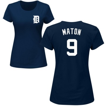 Women's Nick Maton Name & Number T-Shirt - Navy