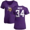Women's Nick Muse Name & Number Slim Fit T-Shirt - Purple