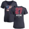 Women's Nick Ritchie Name and Number Banner Wave V-Neck T-Shirt - Navy
