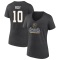 Women's Nicolas Roy Heather 2023 Western Conference Champions V-Neck T-Shirt - Charcoal