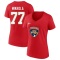 Women's Niko Mikkola 2023 Stanley Cup Final Name & Number V-Neck T-Shirt - Red