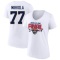 Women's Niko Mikkola 2023 Stanley Cup Final V-Neck T-Shirt - White