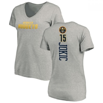 Women's Nikola Jokic Backer T-Shirt - Ash