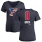 Women's Noah Beck Name and Number Banner Wave V-Neck T-Shirt - Navy