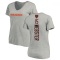 Women's Nsimba Webster Backer V-Neck T-Shirt - Ash