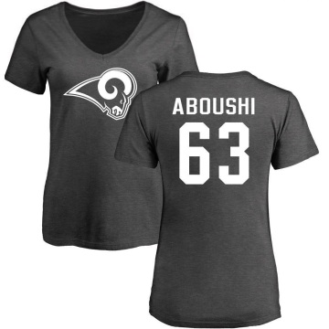 Women's Oday Aboushi One Color T-Shirt - Ash