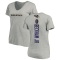 Women's Odell Beckham Jr. Backer V-Neck T-Shirt - Ash