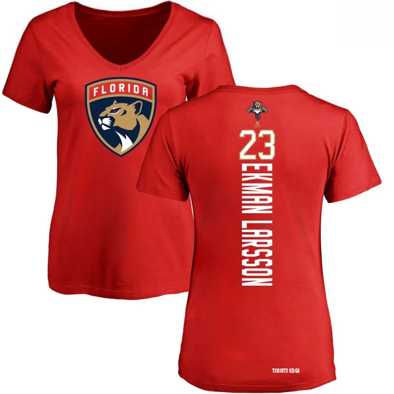 Women's Oliver Ekman-Larsson Backer T-Shirt - Ash - Tshirtsedge