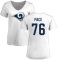 Women's Orlando Pace Name & Number Slim Fit T-Shirt - White