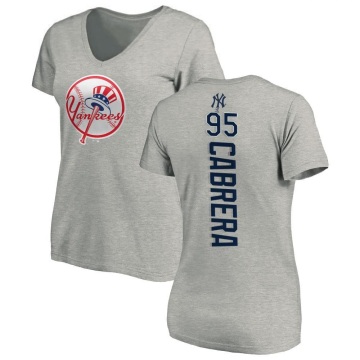 Women's Oswaldo Cabrera Backer Slim Fit T-Shirt - Ash