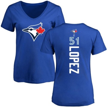 Women's Otto Lopez Backer Slim Fit T-Shirt - Royal