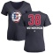 Women's Parker Wotherspoon Name and Number Banner Wave V-Neck T-Shirt - Navy