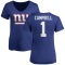 Women's Parris Campbell Name & Number Slim Fit T-Shirt - Royal