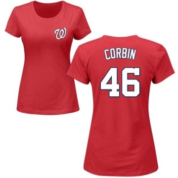 Women's Patrick Corbin Name & Number T-Shirt - Red