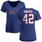 Women's Patrick DiMarco Name & Number Slim Fit T-Shirt - Royal