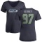 Women's Patrick Kerney Name & Number Slim Fit T-Shirt - Navy