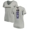 Women's Patrick Queen Backer V-Neck T-Shirt - Ash