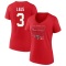 Women's Paul Laus 2023 Eastern Conference Champions Goal Tender V-Neck T-Shirt - Red