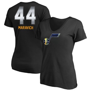 Women's Pete Maravich Midnight Mascot T-Shirt - Black