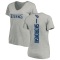 Women's Peter Skoronski Backer V-Neck T-Shirt - Ash