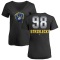 Women's Peter Strzelecki Midnight Mascot V-Neck T-Shirt - Black