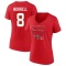Women's Peter Worrell 2023 Eastern Conference Champions Goal Tender V-Neck T-Shirt - Red