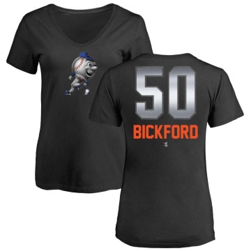Women's Phil Bickford Midnight Mascot V-Neck T-Shirt - Black