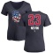 Women's Phil Nevin Name and Number Banner Wave V-Neck T-Shirt - Navy