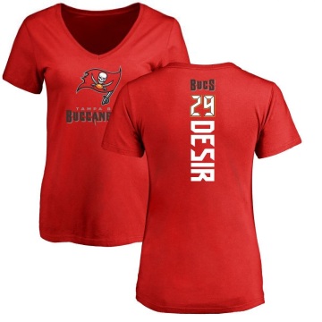 Women's Pierre Desir Backer Slim Fit T-Shirt - Red