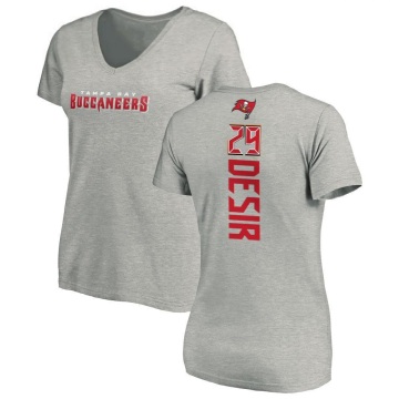 Women's Pierre Desir Backer V-Neck T-Shirt - Ash