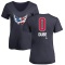 Women's Pierrick Dube Name and Number Banner Wave V-Neck T-Shirt - Navy