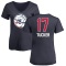 Women's P.J. Tucker Name and Number Banner Wave V-Neck T-Shirt - Navy