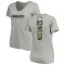Women's Pokey Wilson Name & Number Slim Fit V-Neck T-ShirtHeather - Gray