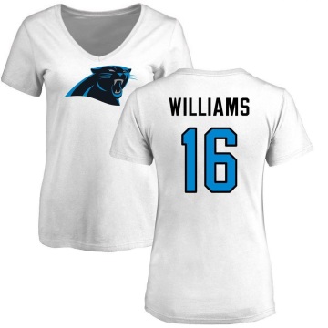 Women's Preston Williams Name & Number Slim Fit T-Shirt - White