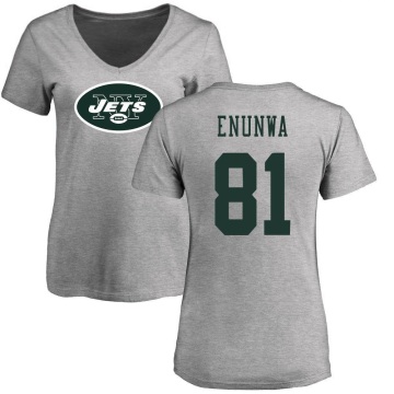 Women's Quincy Enunwa Name & Number Slim Fit T-Shirt - Ash