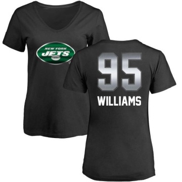 Women's Quinnen Williams Midnight Mascot T-Shirt - Black