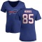 Women's Quintin Morris Name & Number Slim Fit T-Shirt - Royal