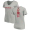 Women's Quinton Bell Backer V-Neck T-Shirt - Ash