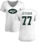 Women's Quinton Jefferson Name & Number Slim Fit T-Shirt - White