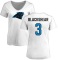 Women's Raheem Blackshear Name & Number Slim Fit T-Shirt - White