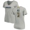 Women's Raheem Layne Name & Number Slim Fit V-Neck T-ShirtHeather - Gray