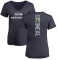 Women's Raiqwon O'Neal Backer Slim Fit T-Shirt - Navy