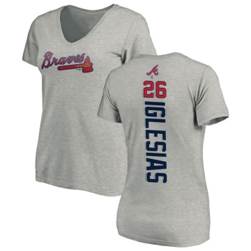 Women's Raisel Iglesias Backer Slim Fit T-Shirt - Ash