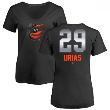 Women's Ramon Urias Midnight Mascot V-Neck T-Shirt - Black