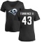 Women's Rashad Torrence II Name & Number Slim Fit T-Shirt - Black
