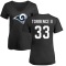 Women's Rashad Torrence II Name & Number Slim Fit T-Shirt - Black